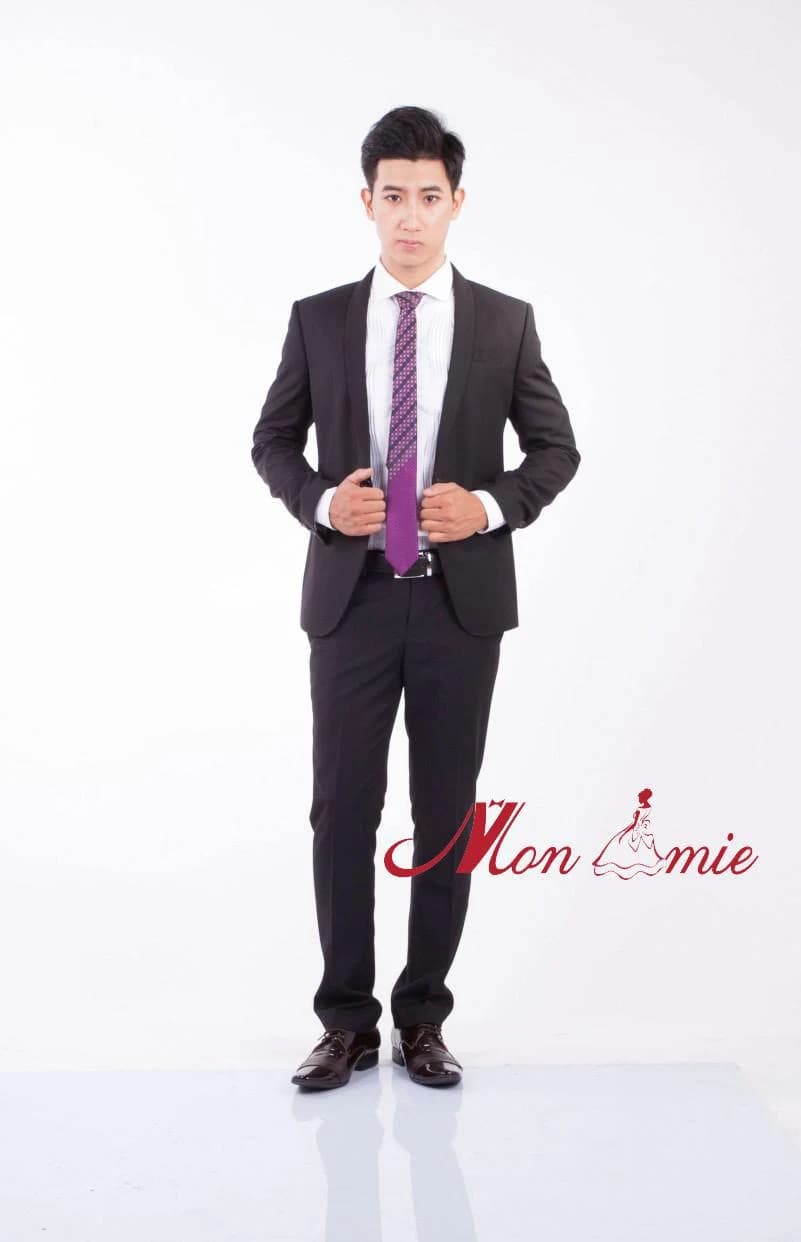 Vest Cưới Ve Khăn Tím Ngọc — SN-118