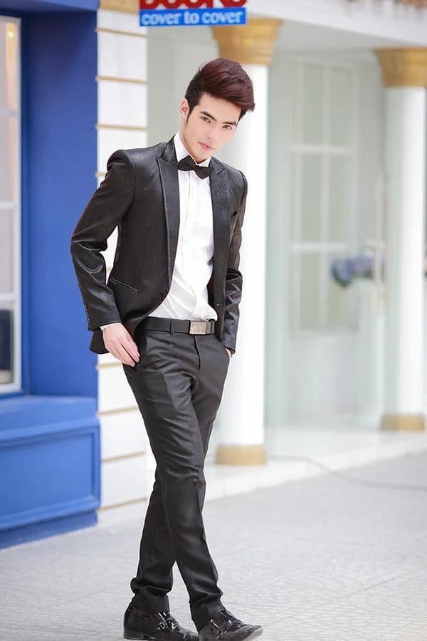 Vest Đen Ánh Kim Dạ Tiệc — TUX-050