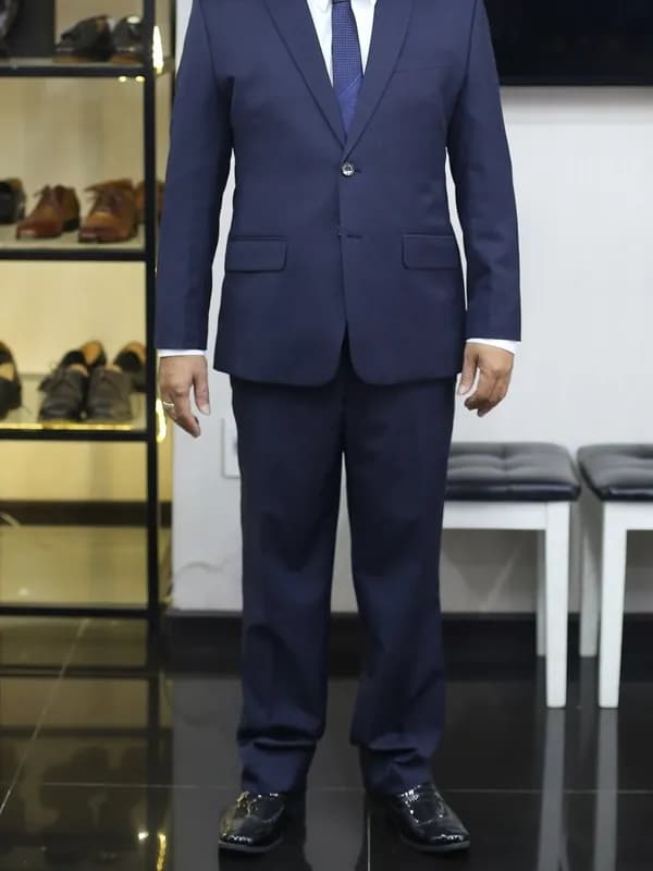 Suit Navy Cà Vạt Xanh Đậm — SG-018