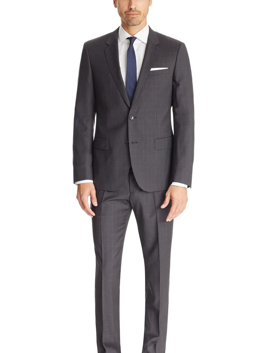 Suit Xám Kẻ Ô Chìm Glen Check — SN-026