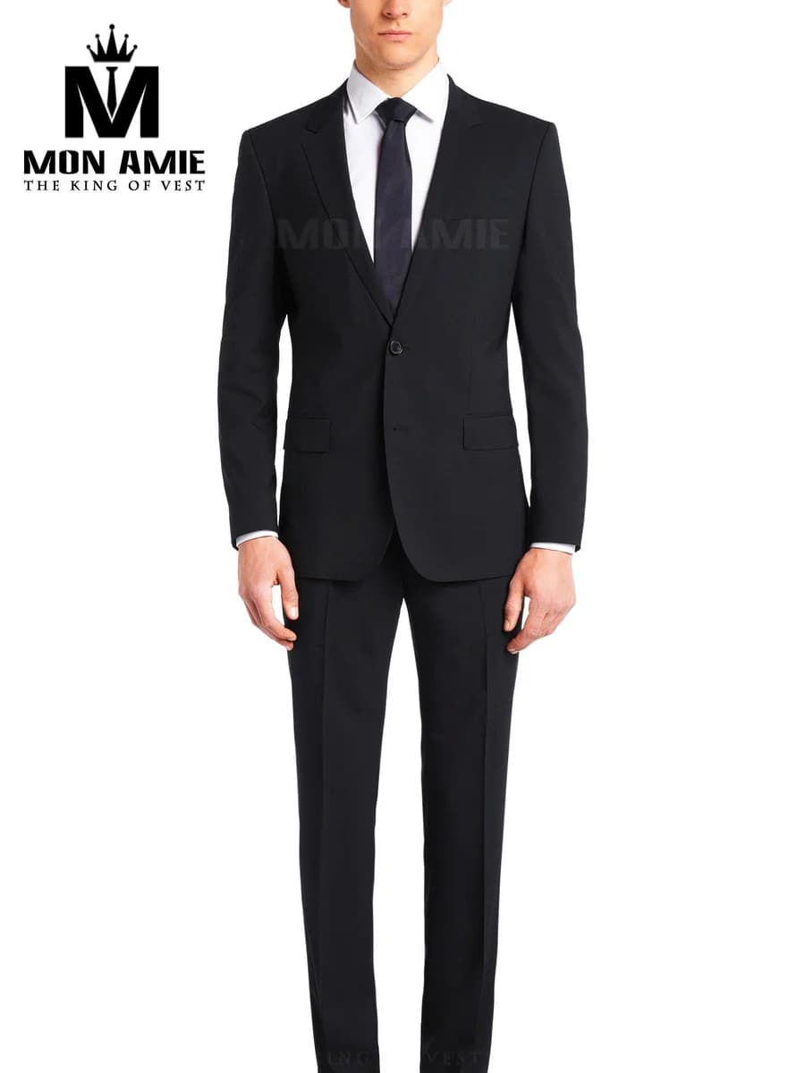 Suit Đen Tuyền Một Nút — SN-043