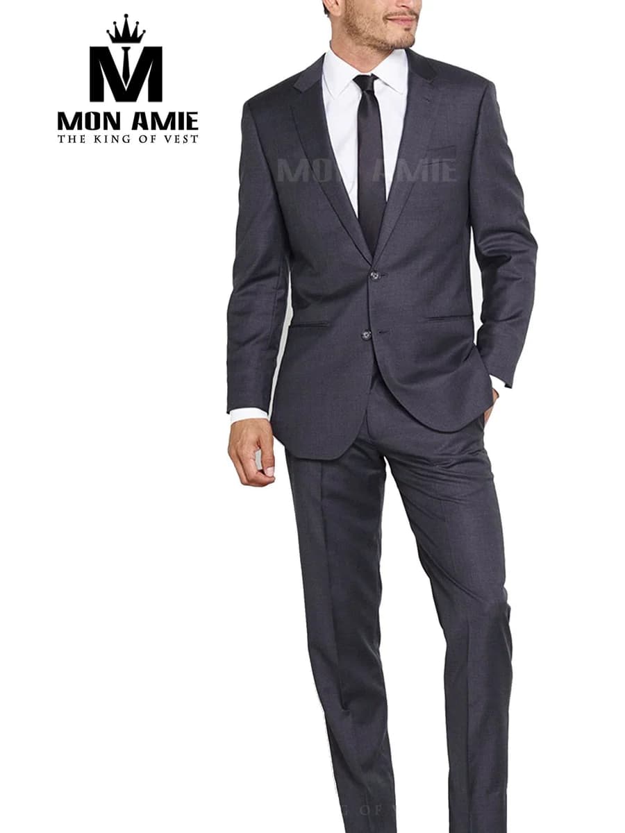 Suit Xám Than Đậm Trang Trọng — SN-047
