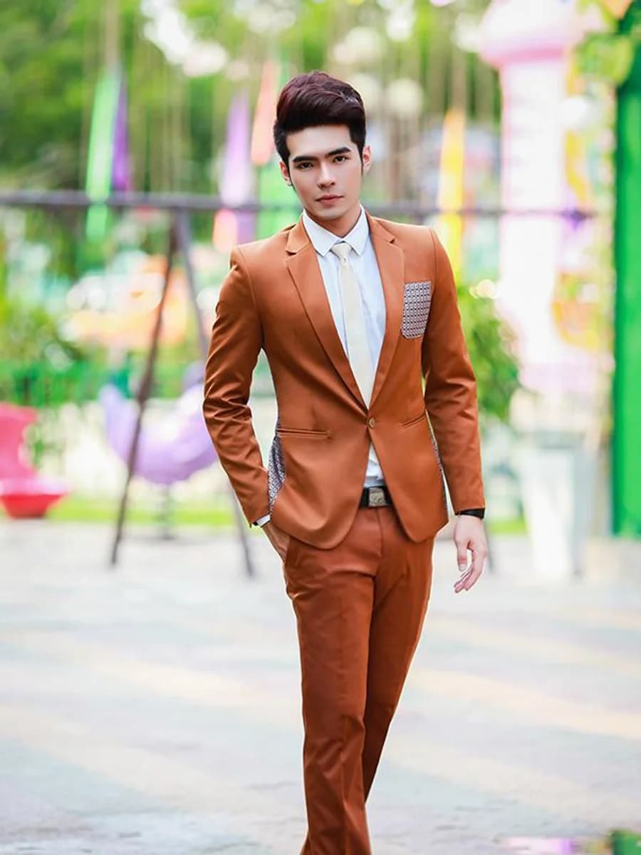 Vest Nâu Cam Ánh Đồng — SN-052