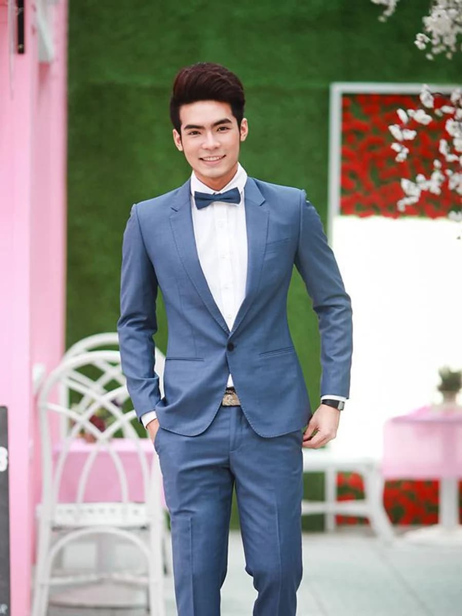 Vest Xanh Khói Chú Rể — SN-059