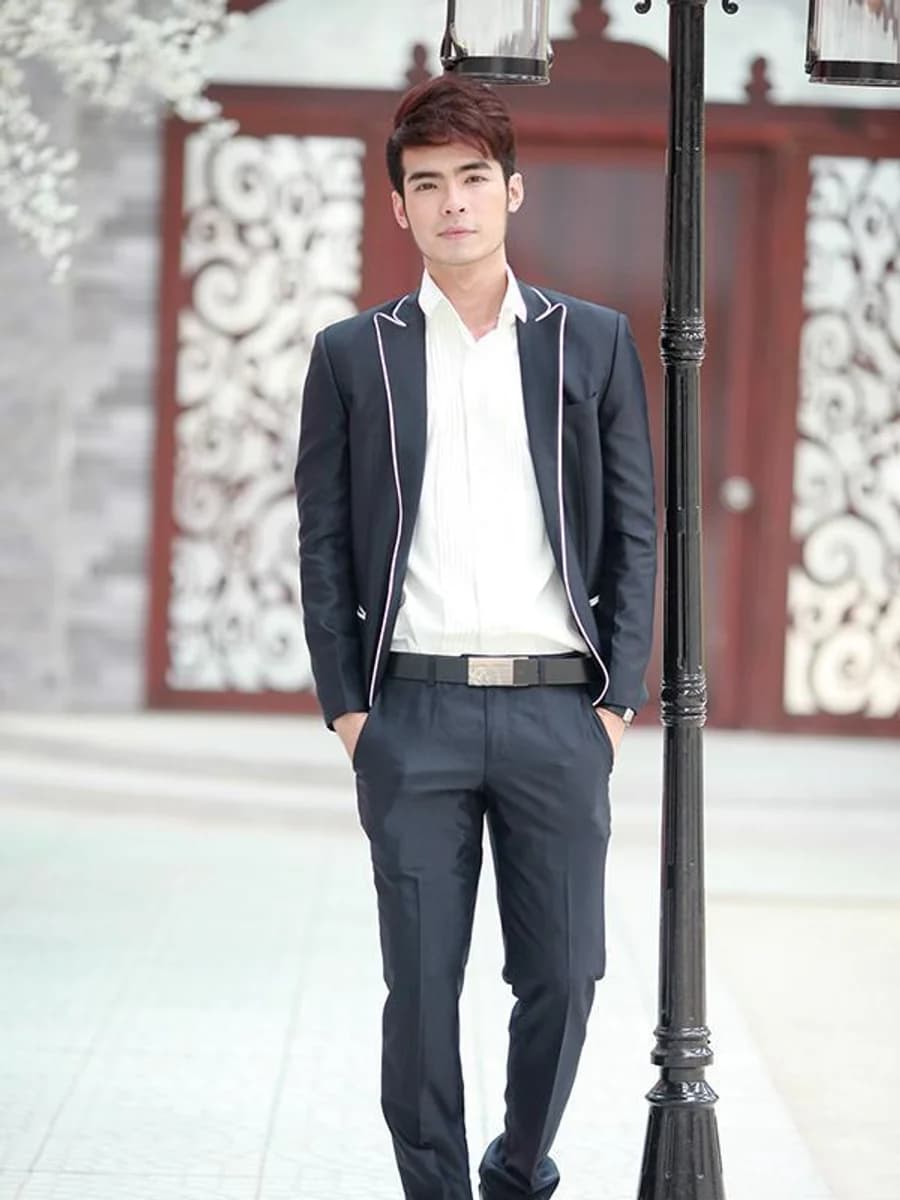 Vest Navy Viền Bạch Tuyến — SN-067