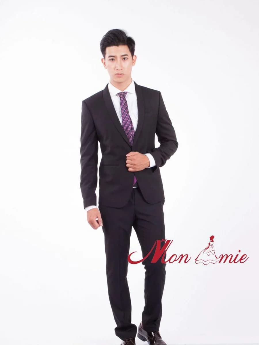 Lễ Phục Cưới Ve Khăn Satin — SN-110