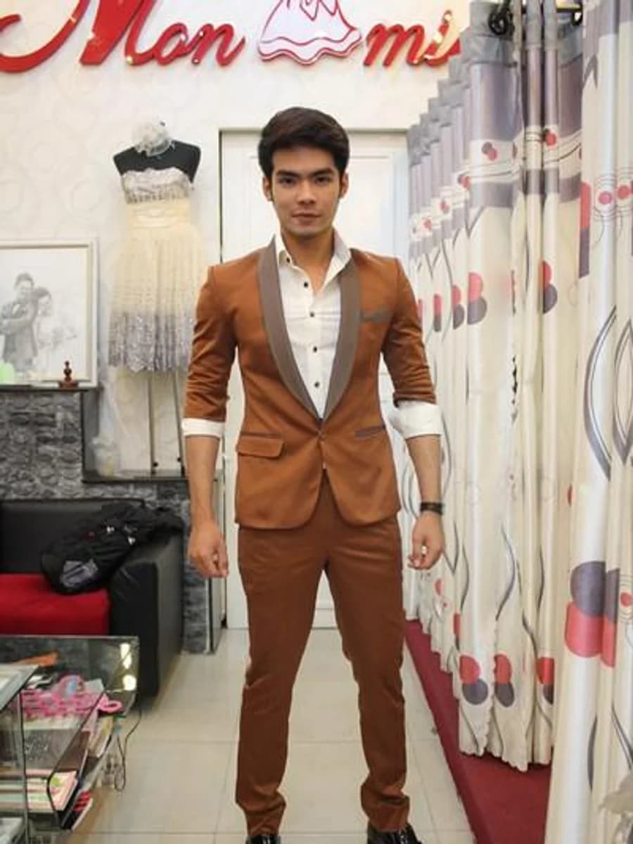 Vest Nâu Đồng Ve Khăn — SN-127