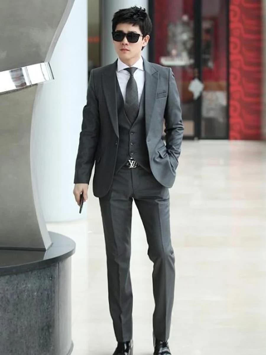 Vest Xám Than Ba Mảnh — SN-163