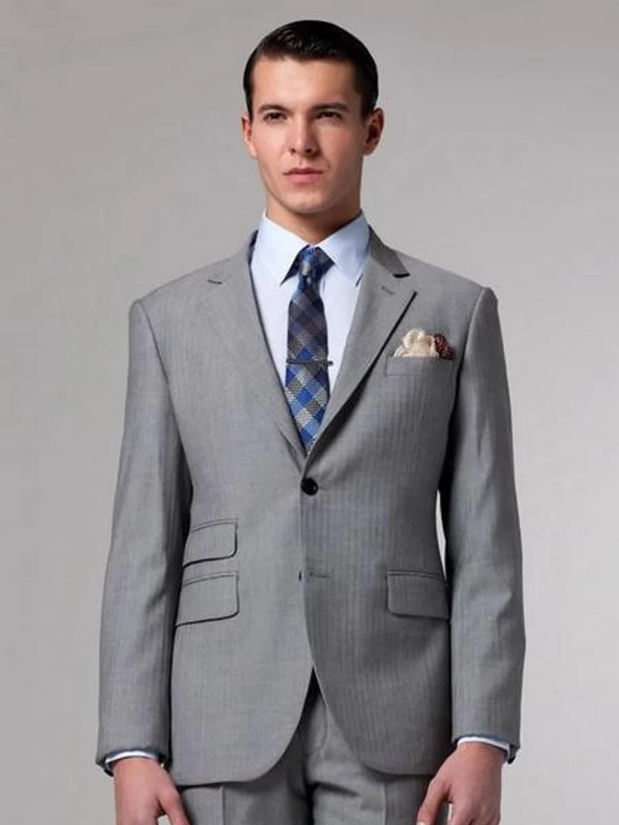 Vest Xám Bạc Túi Vé — SN-185
