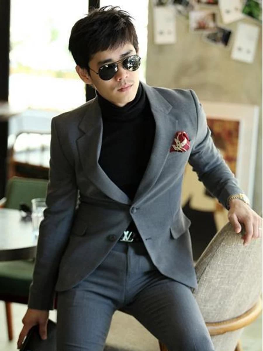 Vest Ghi Xám Ve Nhọn — SN-209