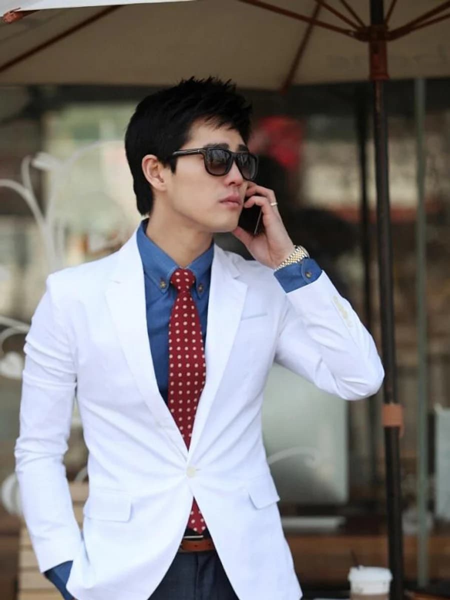 Blazer Trắng Ngà Phóng Khoáng — SN-219