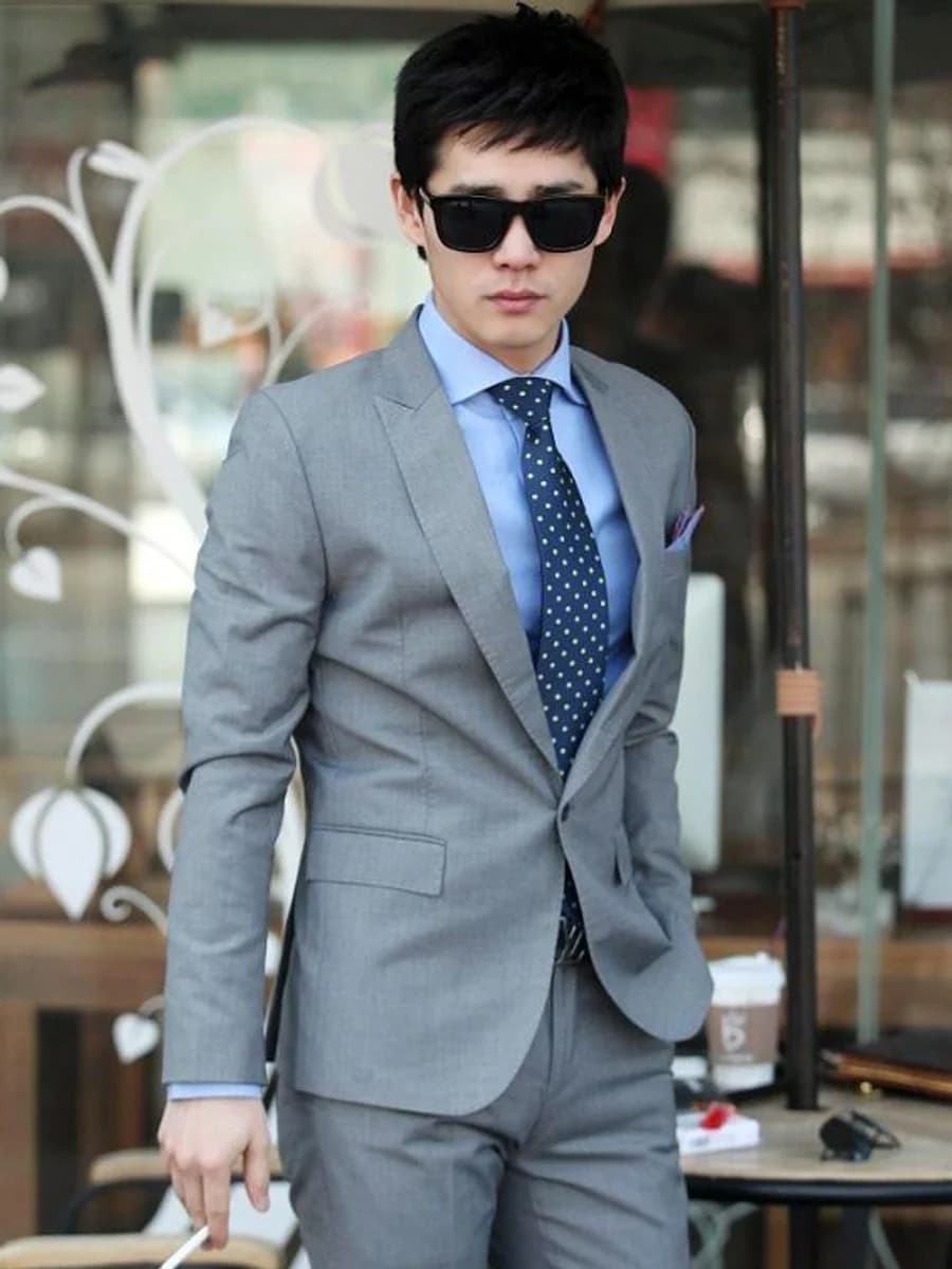 Vest Xám Khói Chấm Bi — SN-227