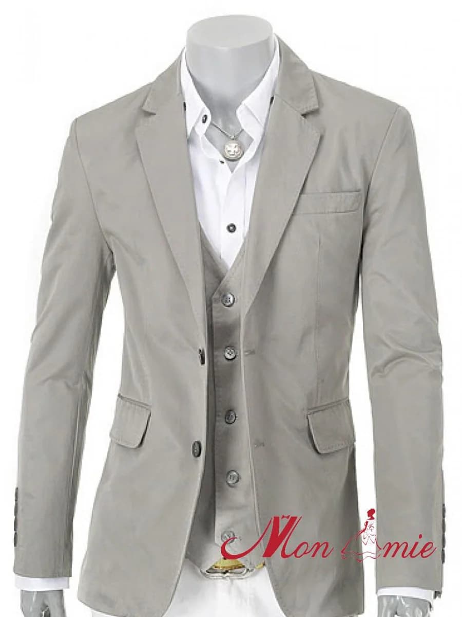 Blazer Xám Be Kèm Gilê — SN-235