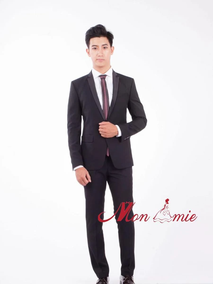 Lễ Phục Ve Nhọn Ánh Satin — TUX-085
