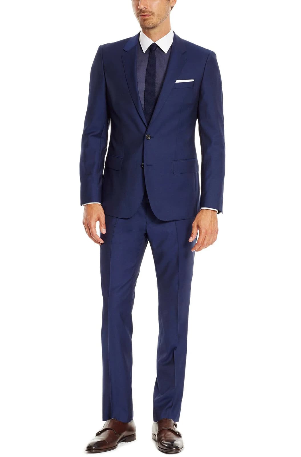 Suit Xanh Coban Rực Ve Chữ K — SN-004