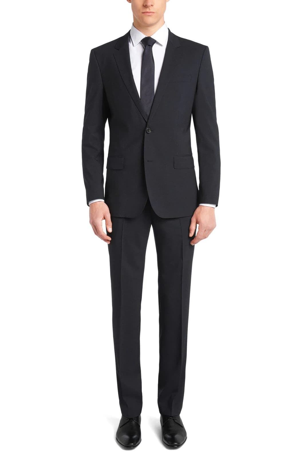 Suit Than Chì Một Nút Tối Giản — SN-010