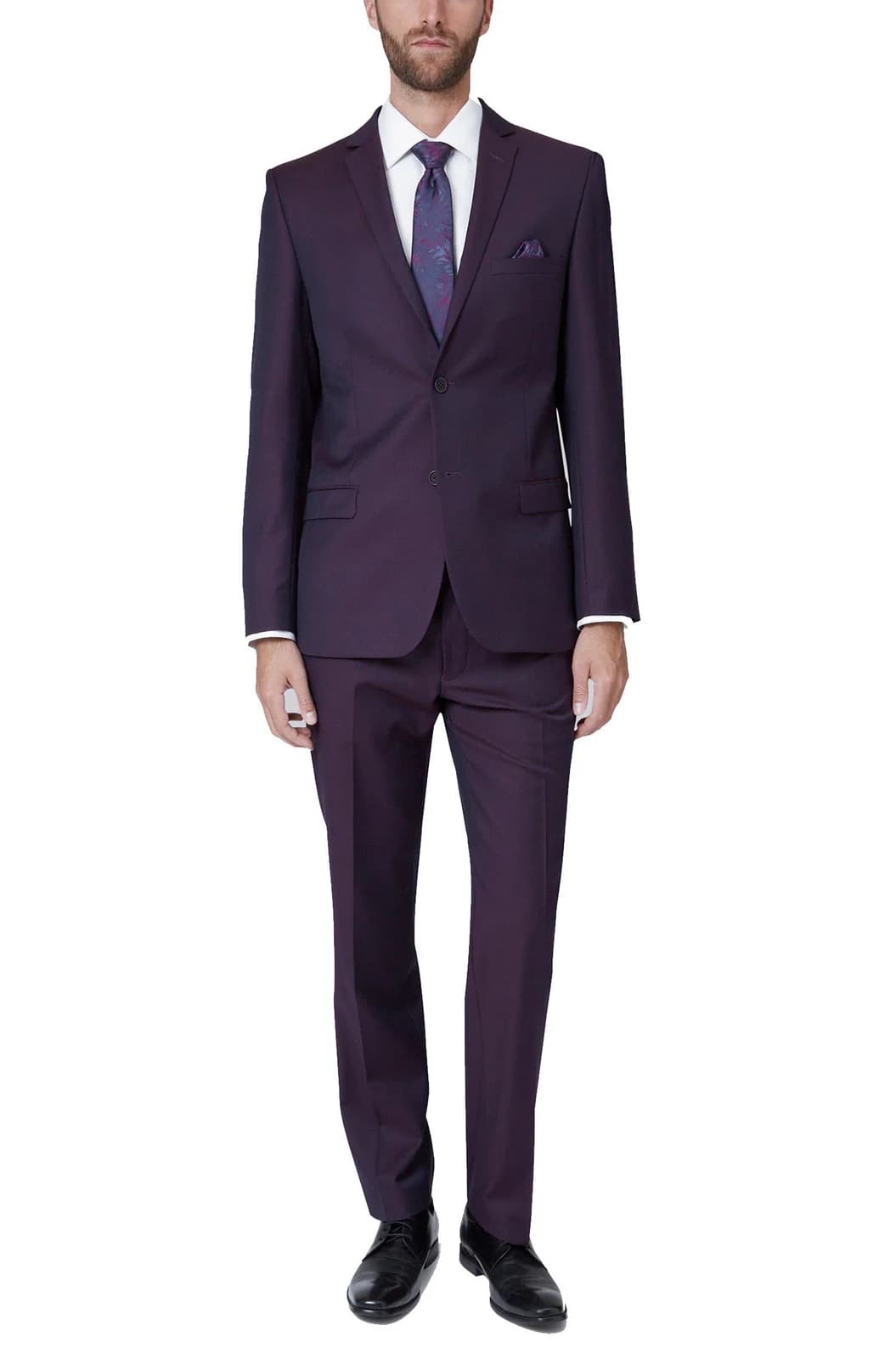 Suit Tím Mận Trầm Hai Nút — SN-016