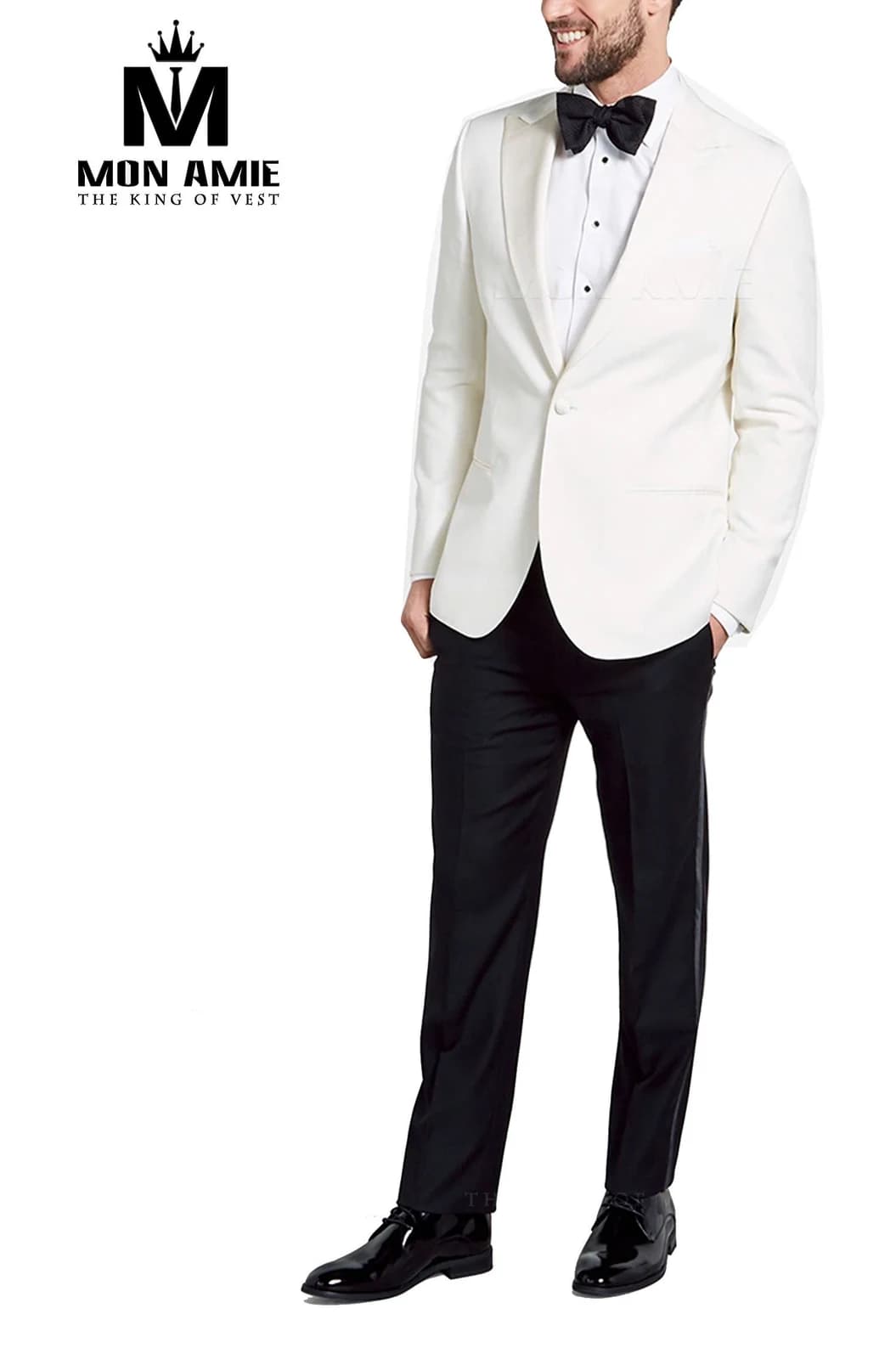 Tuxedo Trắng Ngà Ve Peak — SN-024