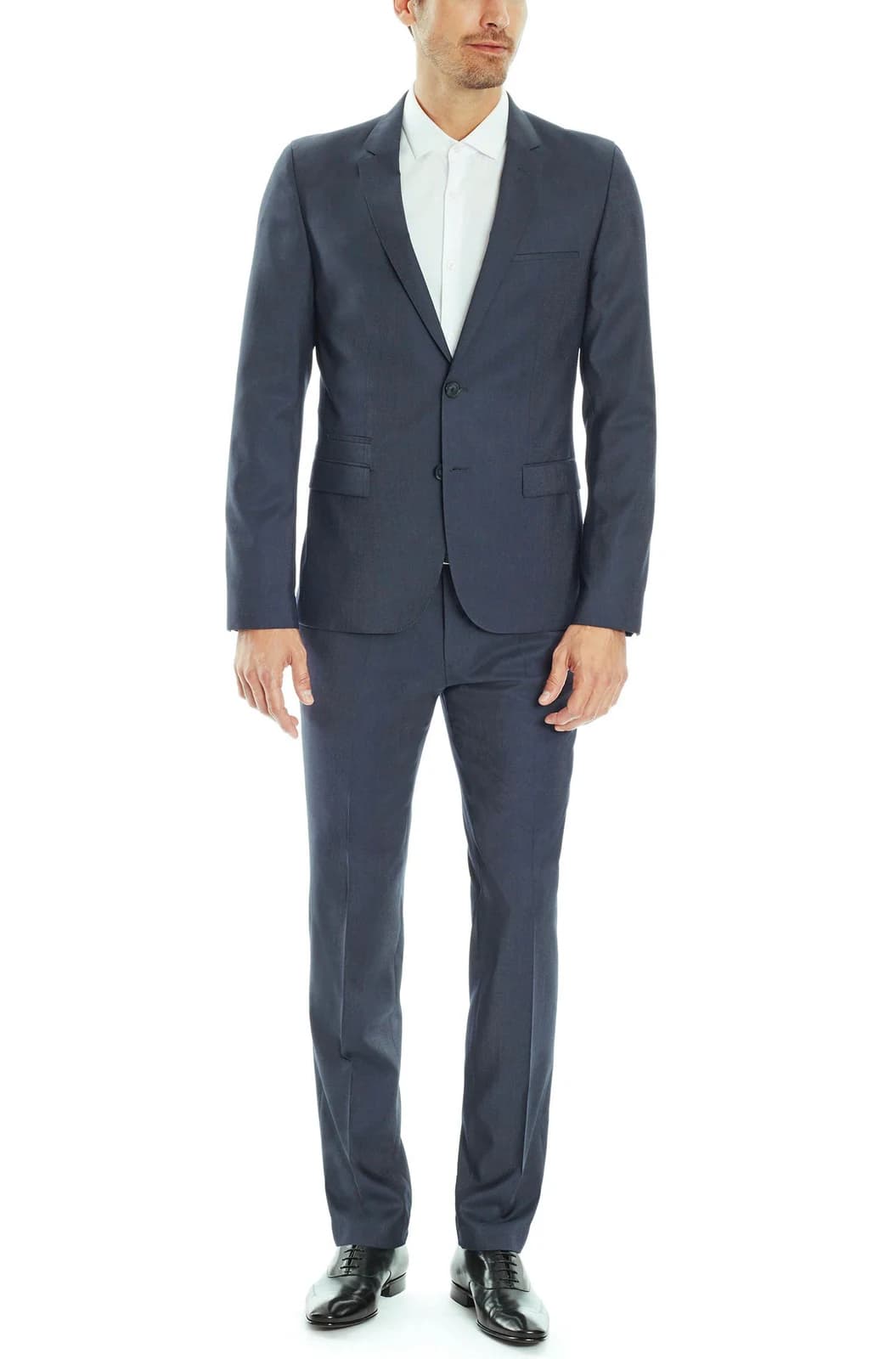 Suit Xanh Khói Ve Thon Hiện Đại — SN-030