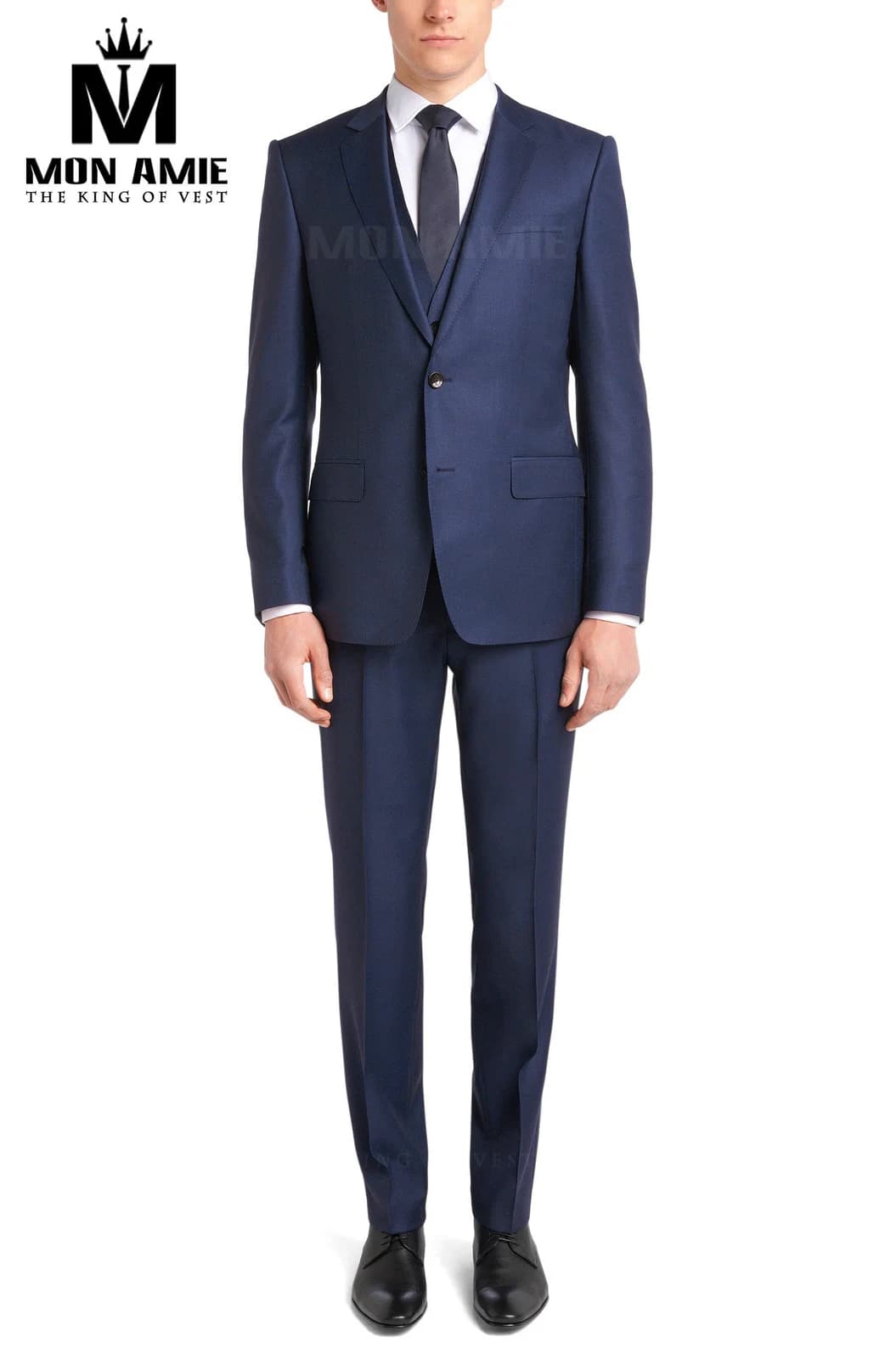 Suit Navy Ánh Xanh Ba Mảnh — SN-033