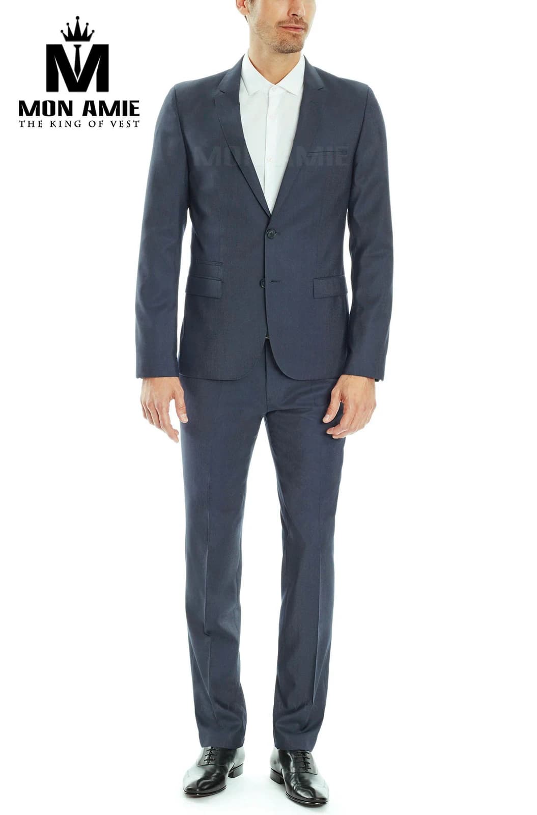 Suit Xám Khói Ánh Xanh — SN-037