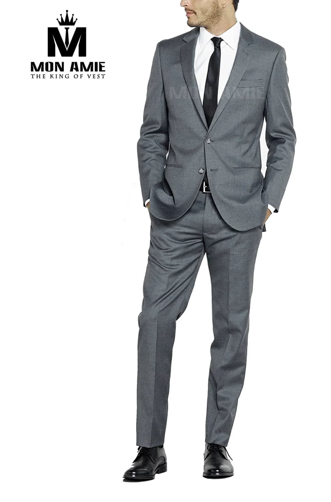 Suit Xám Chì Cổ Điển — SN-048