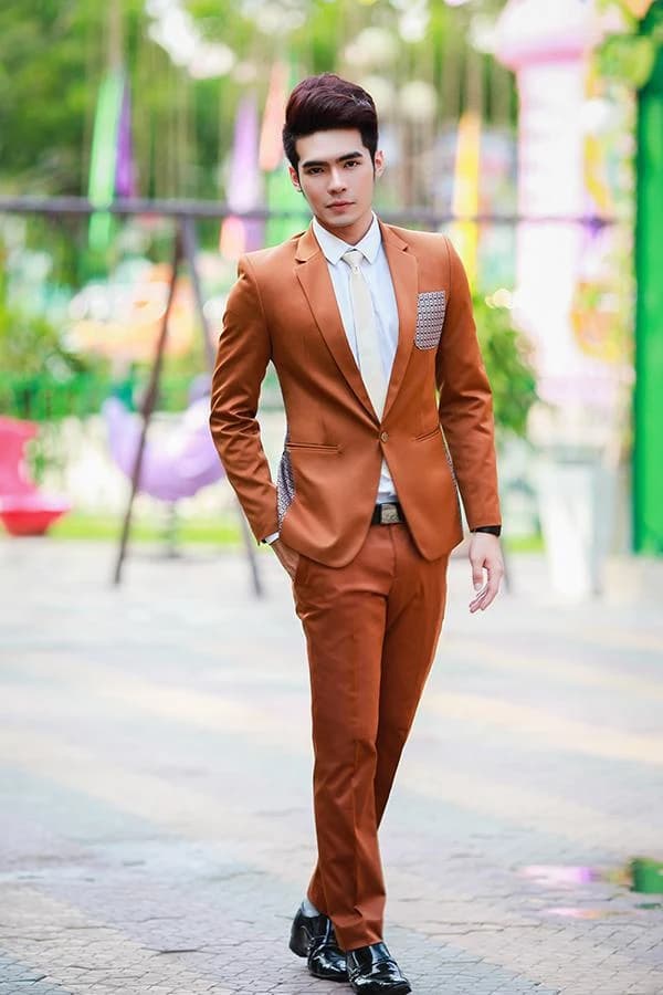 Vest Nâu Cam Ánh Đồng — SN-052