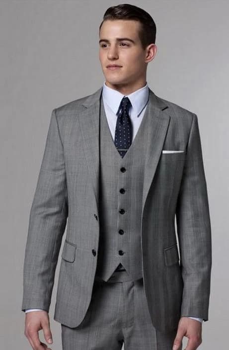 Vest Ba Mảnh Xám Ánh Bạc — SN-069