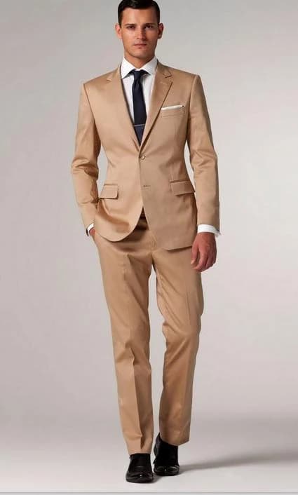 Vest Camel Ánh Lụa — SN-075