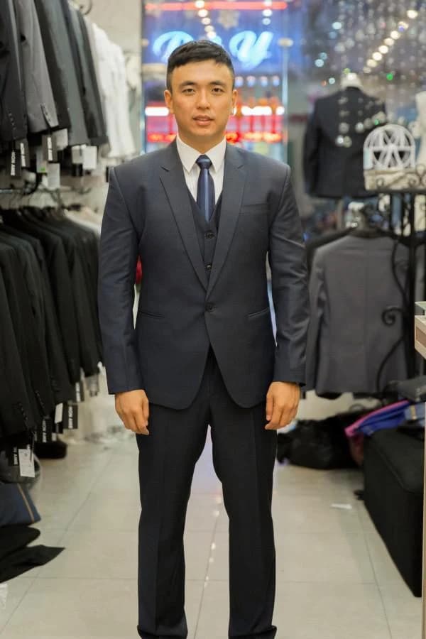 Vest Ba Mảnh Navy Thẫm — SN-106