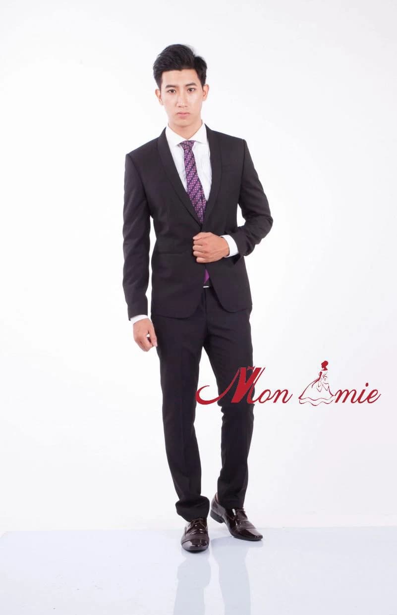 Lễ Phục Cưới Ve Khăn Satin — SN-110