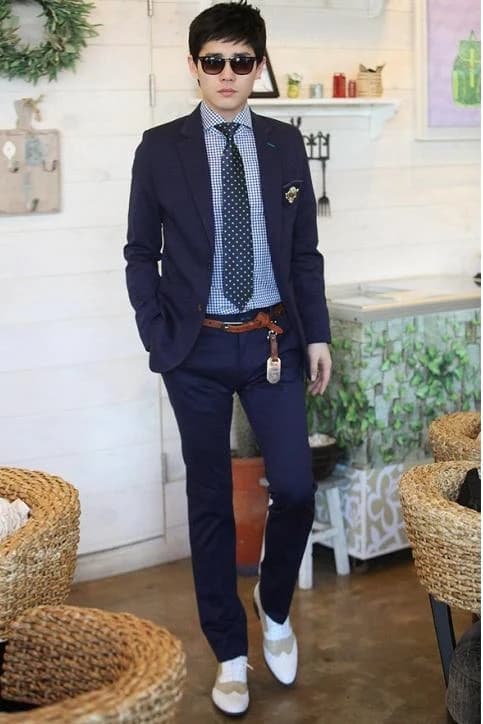 Bộ Vest Navy Dáng Ôm — SN-165