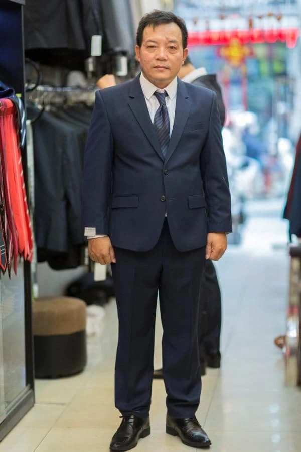 Vest Navy Chủ Hôn Cổ Điển — SN-228
