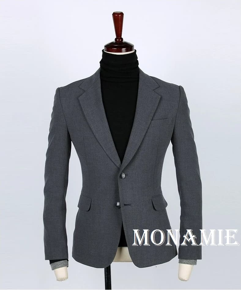 Blazer Xám Chì Dáng Ôm — SN-238