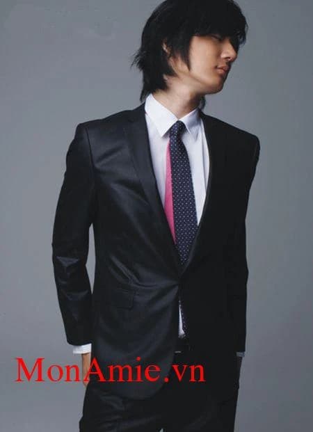 Vest Đen Ánh Kim Hiện Đại — SN-239