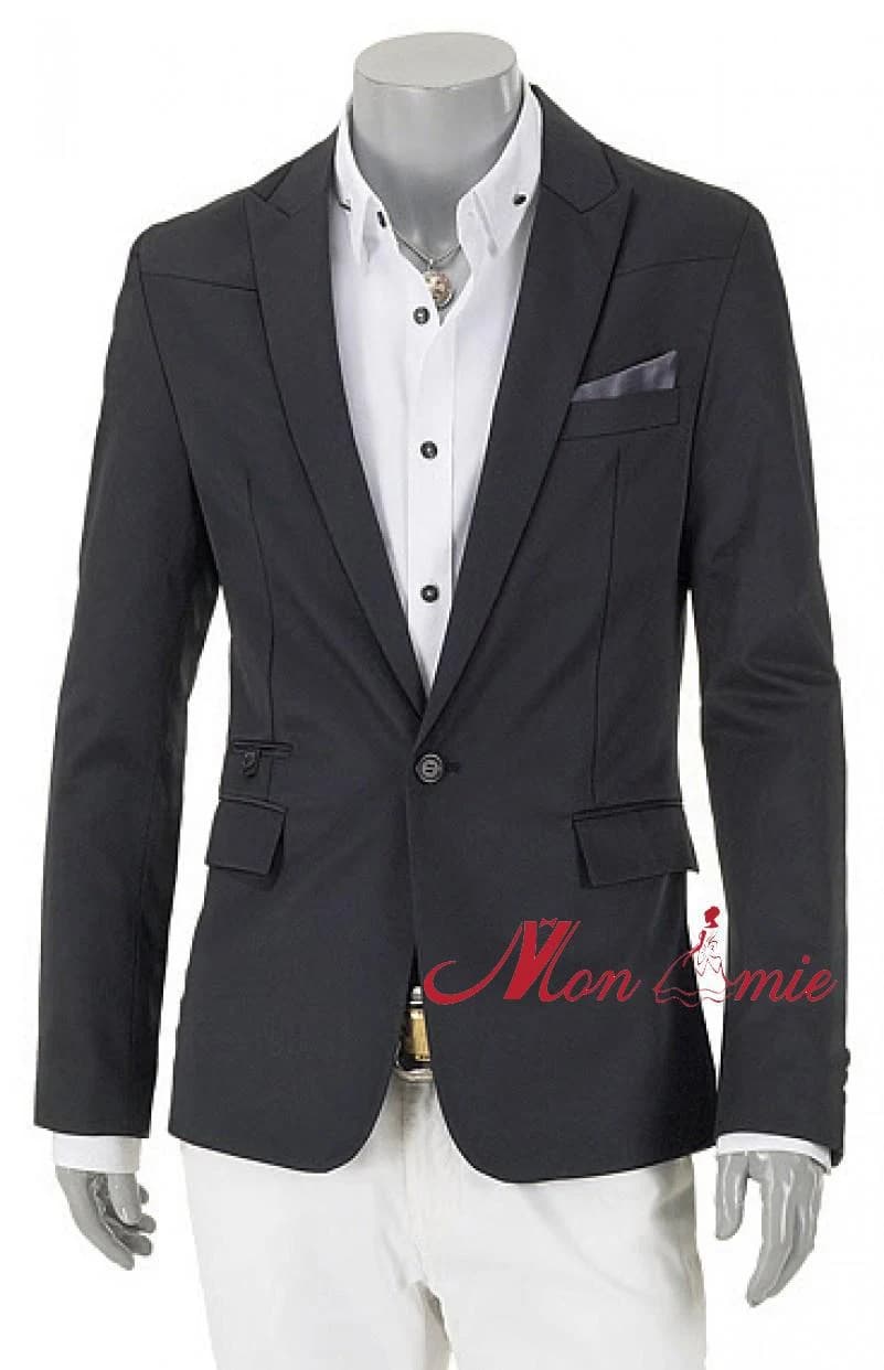 Blazer Đen Túi Vé Kiểu Anh — SN-244