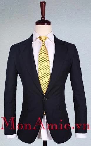Vest Đen Điểm Vàng Kim — SN-247