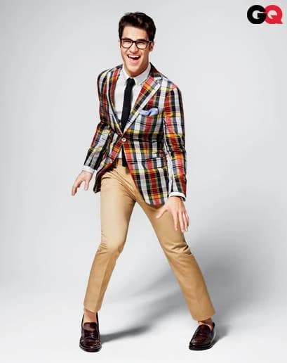 Blazer Caro Madras Rực Nắng — SN-253