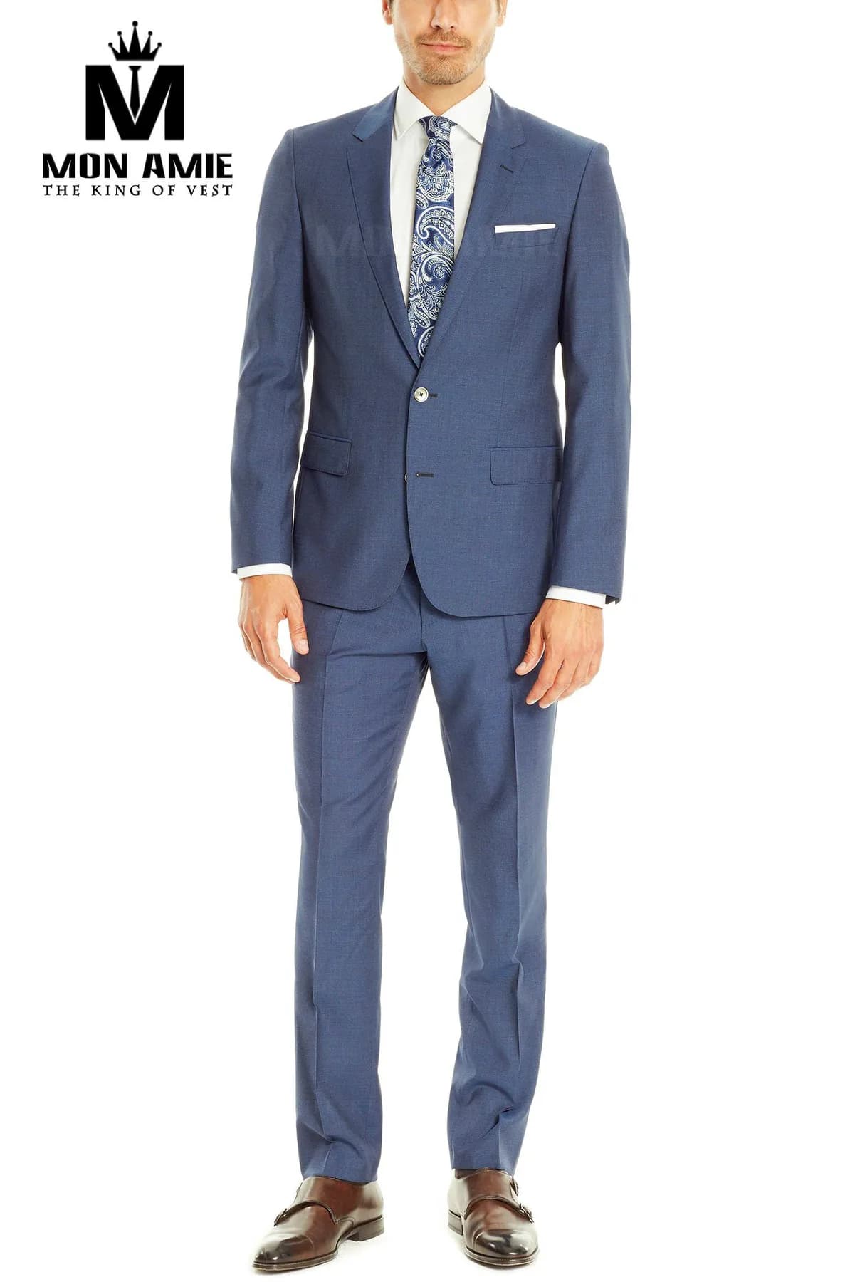 Tuxedo Đen Ba Mảnh Cổ Sam — TUX-032