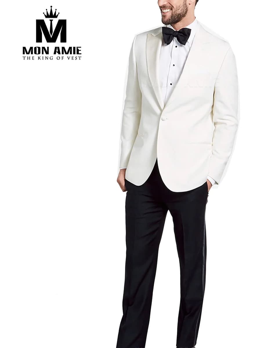 Tuxedo Trắng Ngà Ve Peak — SN-024