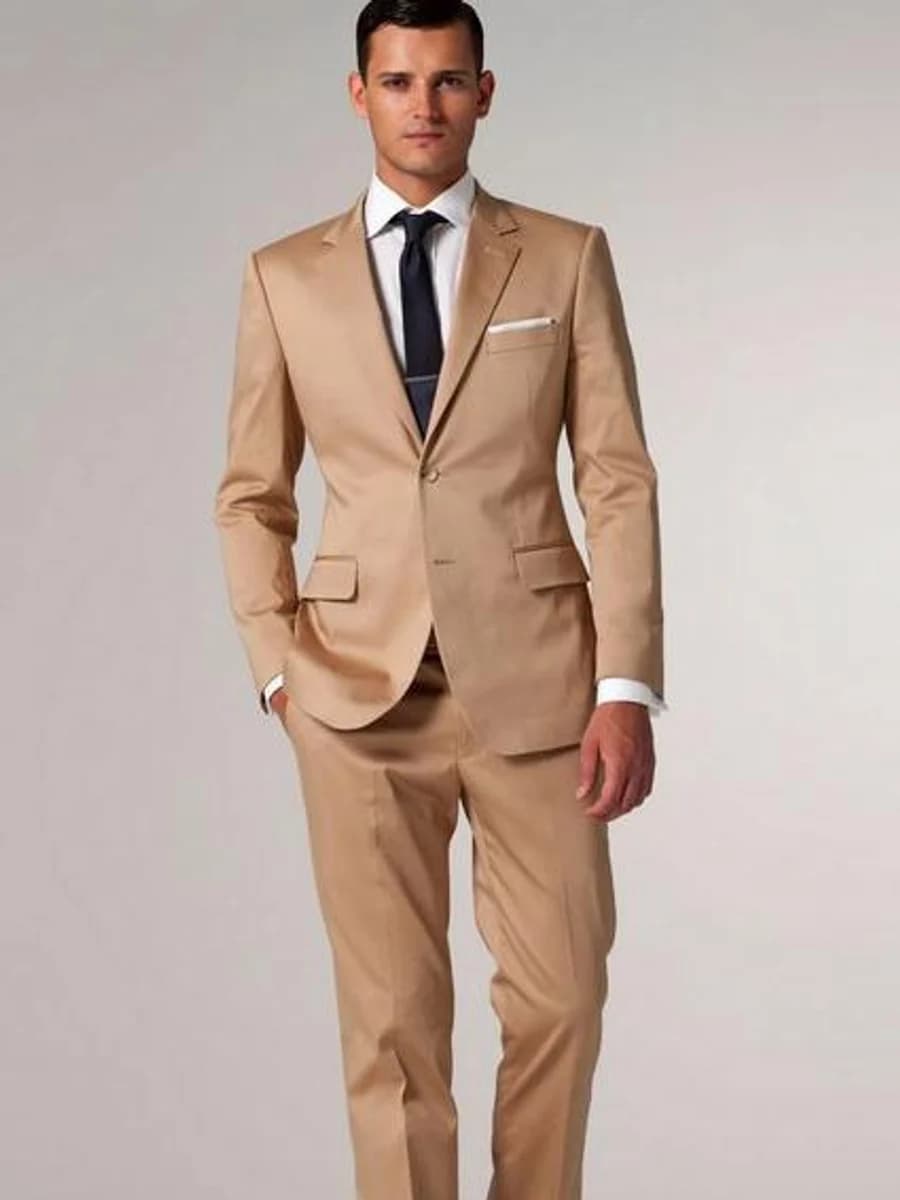 Vest Camel Ánh Lụa — SN-075