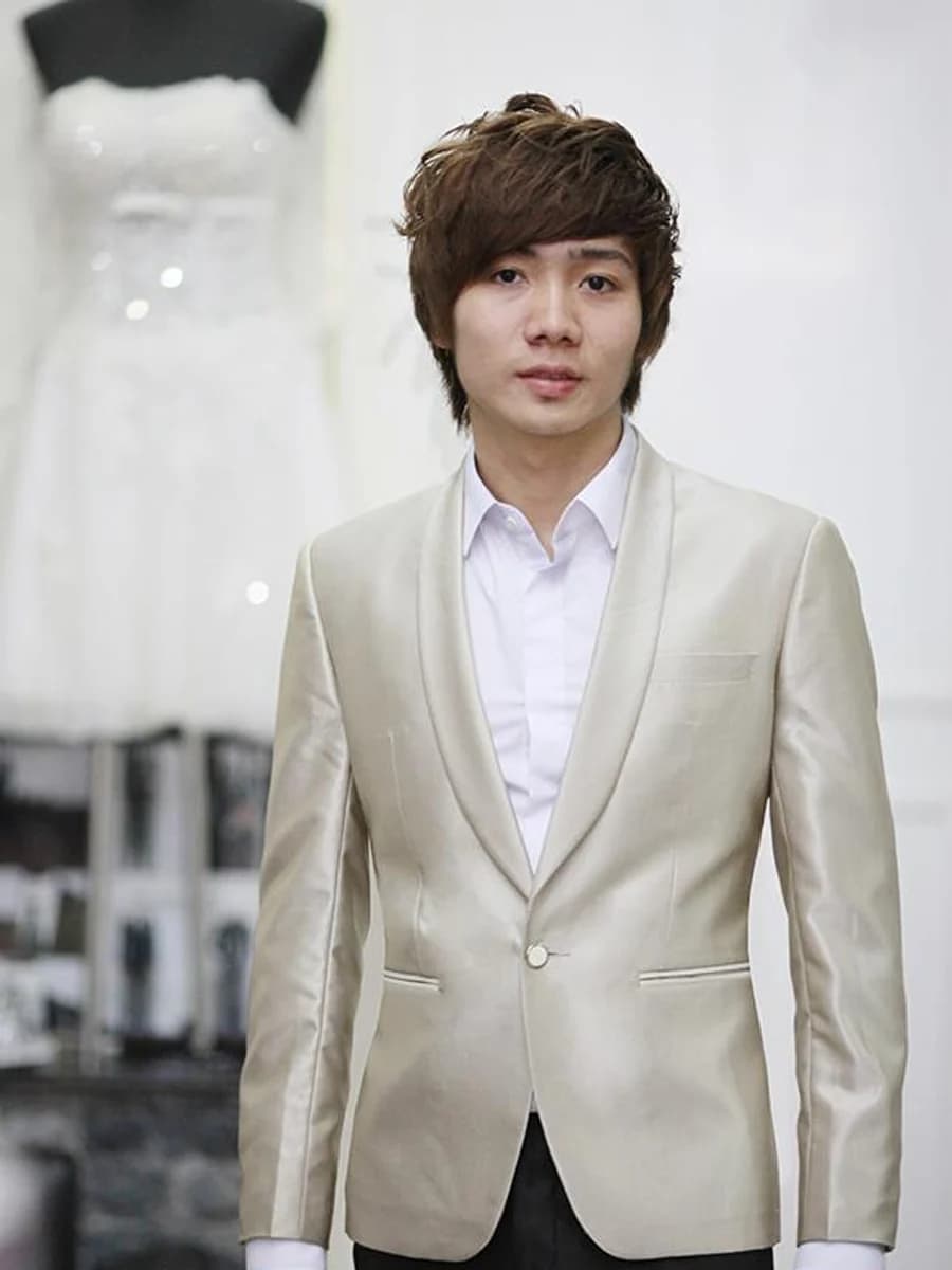 Blazer Kem Ánh Champagne — SN-090
