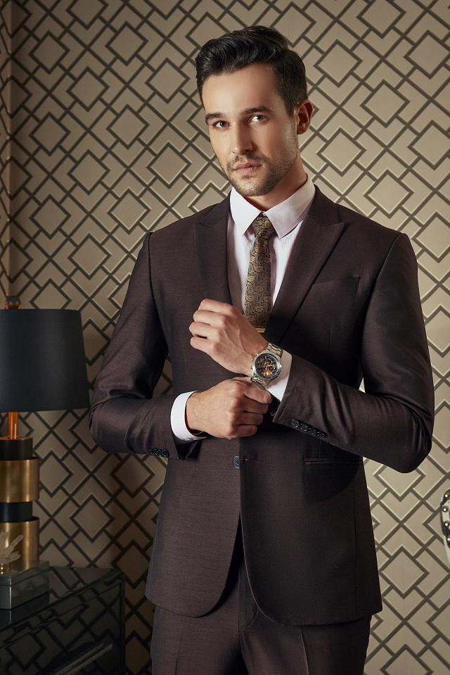 Bộ Vest Nâu Rượu G84.014