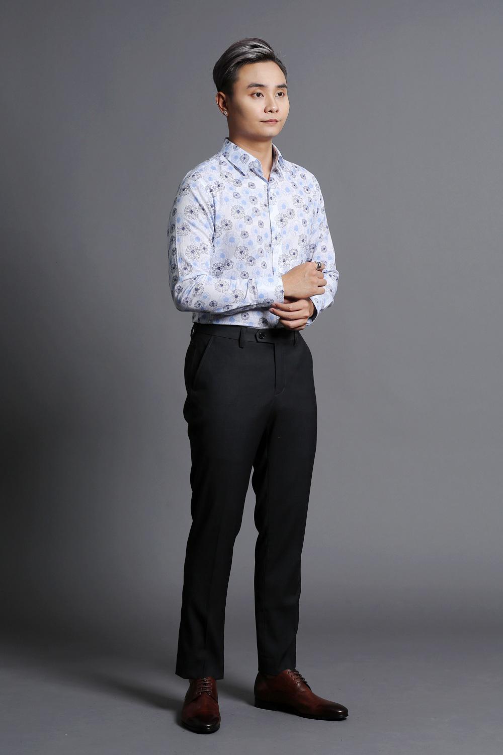 Áo Sơ Mi Nam Họa Tiết Hoa