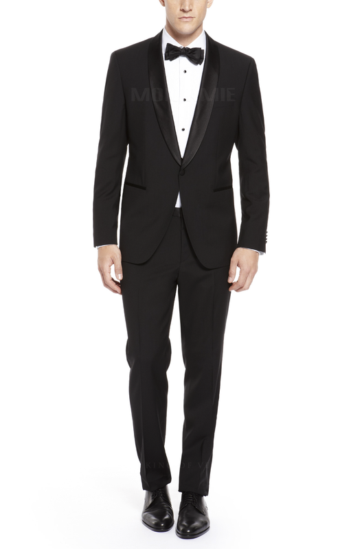 Bộ Tuxedo Italia Cao Cấp 80% Wool G84.001