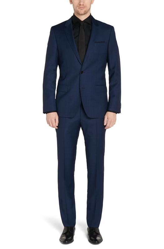 Bộ Suit Xanh Navy 70% Wool F74.070 