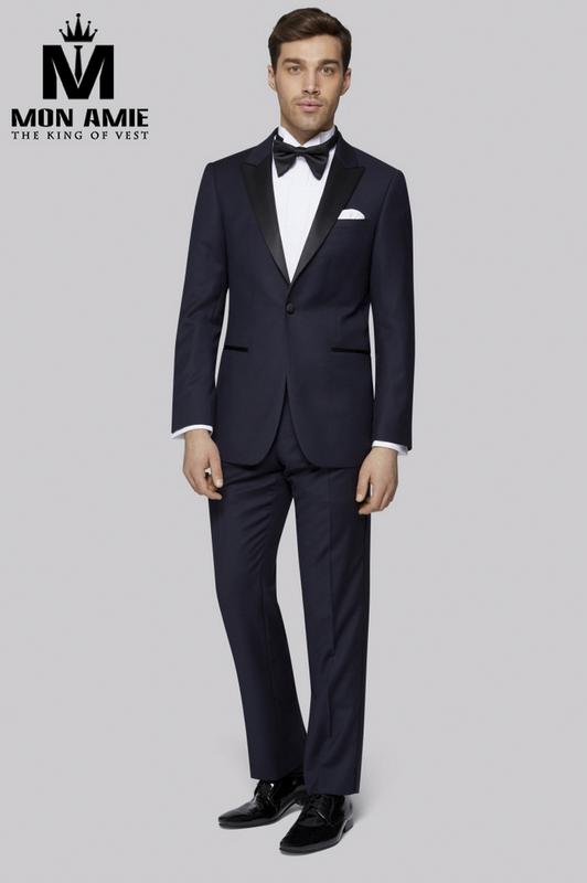 Bộ Tuxedo Xanh Ánh Tím F74.089