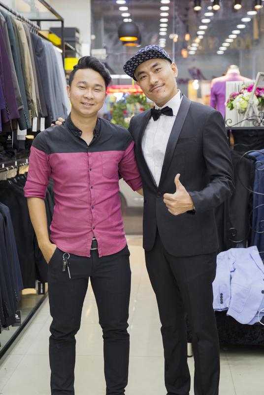 Bộ Suit Đen Cổ Sam Dự Tiệc - Diễn Viên Kiều Minh Tuấn