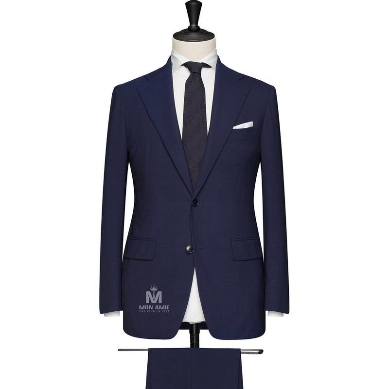 Bộ Vest Nam Công Sở Xanh Đen 625903-1