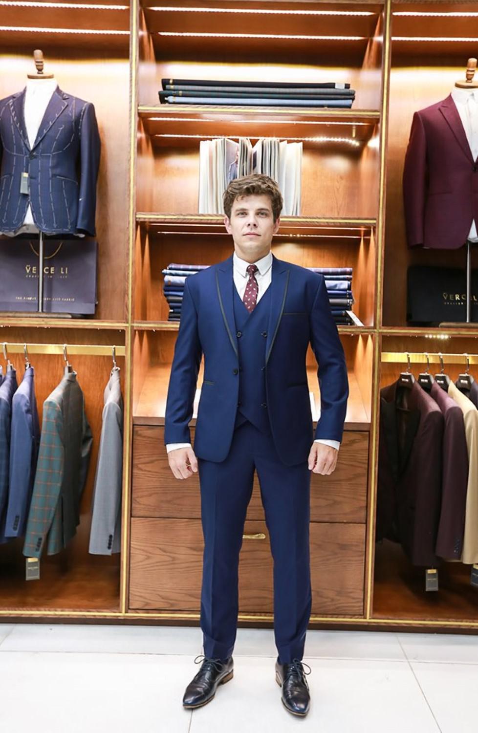 Bộ Suit doanh nhân Xanh đen G84.007